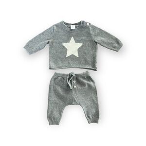 Nordstrom Knit Baby Infant Outfit, Top and Bottom
